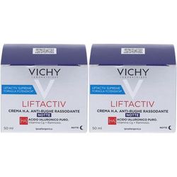 Vichy Liftactiv H.A. Crema Notte Rassodante Anti-Rughe Set da 2 2x50 m