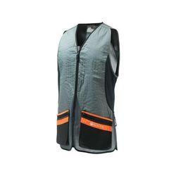 Beretta Silver Pigeon Evo Shooting Vest - Men's Grey & Orange 2XL GT781T155309OIXXL
