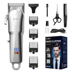Sejoy Electric Hair Trimmer Cordless Professional Rechargeable Shaver Hair Cutting Machine for Men Hair Clipper Barber Shop