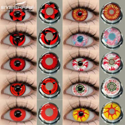 EYESHARE 1 Pair Cosplay Contact Lenses for Eyes Multicolored Contact Lenses Anime Lenses Halloween Makeup Eye Lens Color Lenses