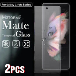 2Pcs Anti Fingerprint Frosted Matte 9H Tempered Glass For Samsung Galaxy Z Fold 7 SE 6 5 4 3 2 W25 W24 W23 W22 Screen Protector