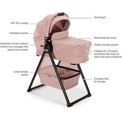 Nuna LYTL Bassinet + Stand - Thistle