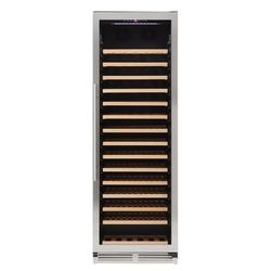 Avanti WCD176SZ3S 23 1/2" DESIGNER Series 1 Section Commercial Wine Cooler w/ 2 Zones - 165 Bottle Capacity, 120v, Silver