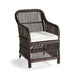Rockland Dining Replacement Cushions - Rain Black - Frontgate