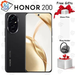 2024 New Original HONOR 200 5G Mobile Phone 6.7 Inch 120Hz Screen Snapdragon 7 Gen 3 Android 14 Battery 5200mAh NFC Smartphone