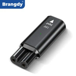 Brangdy 15V HQ8505 Type-C Shaver Adapter Charging Converter for Philips One Blade QP6520 QP6530 QP6510 Electric Beard Trimmer