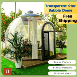Transparent Tent PC Dome Tent Geodesic Lgloo Round Clear House Catering Cabin Hotel Resort Luxury Celebrating Events Tipi
