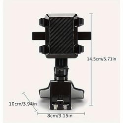 TEMU Car Phone Holder That Can , Car Dashboard Navigation Phone Holder
