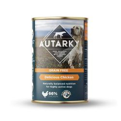 12x395g Delicious Chicken Grain Free Autarky Wet Dog Food