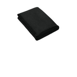 Port Authority BP46 Arc Sweater Fleece Blanket in Deep Black size OSFA | Polyester