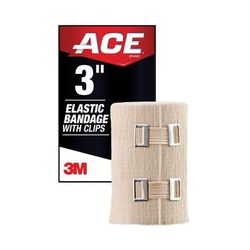 3M 207314 Elastic Bandage with E-Z Clips, 3 x 64 MMM207314