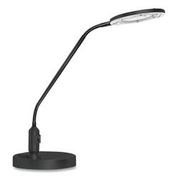 Alera LEDM765B Clamp-On, 3 Diopter LED Desktop Magnifier, 6.88"w x 16.63"d x 16.75"h, Black ALELEDM765B