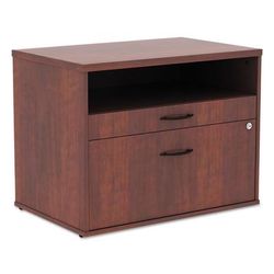 Alera LS583020MC Open Office Series Low File Cabient Credenza, 29.5w x 19.13d x 22.88h, Medium Cherry ALELS583020MC