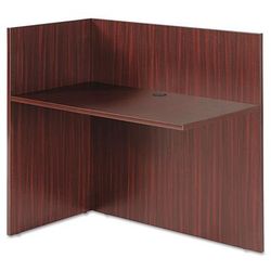 Alera VA324424MY Valencia Reversible Reception Return, 44 1/8w x 23 5/8d x 41 1/2h, Mahogany