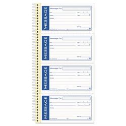 Adams Business Forms SC1153WS Write 'n Stick Phone Message Pad, 2 3/4 x 4 3/4, Two-Part Carbonless, 200 Forms ABFSC1153WS