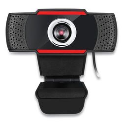 Adesso CYBERTRACKH3 CyberTrack H3 720P HD USB Webcam with Microphone, 1280 pixels x 720 pixels, 1.3 Mpixels, Black ADECYBERTRACKH3
