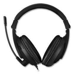 Adesso XTREAMH5U Xtream H5U Stereo Multimedia Headset with Mic, Binaural Over the Head, Black