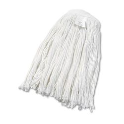 Boardwalk 2024REA Cut-End Wet Mop Head, Rayon, No. 24, White