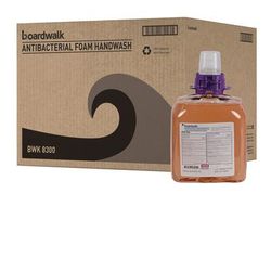 Boardwalk 8300 Foam Antibacterial Handwash, Fruity, 1,250 mL Refill, 4/Carton - Case of 4 BWK8300