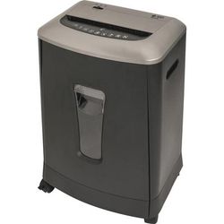 Business Source 70120 Shredder, P3 Cross-cut, 16-sheet Cap, 17"x12-3/8"x23-5/8", Black BSN70120