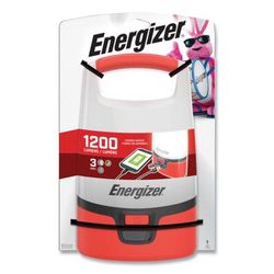 Energizer ENALU451E Vision LED USB Lantern, 4 D Batteries (Sold Separately), Red/White EVEENALU451E