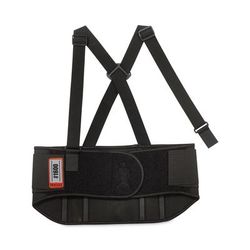 Ergodyne 11101 ProFlex 1600 Standard Elastic Back Support Brace, X-Small, 20" to 25" Waist, Black, Ships in 1-3 Business Days EGO11101