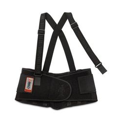 Ergodyne 11281 ProFlex 2000SF High-Performance Spandex Back Support Brace, X-Small, 20" to 25" Waist, Black, Ships in 1-3 Business Days 150-11281