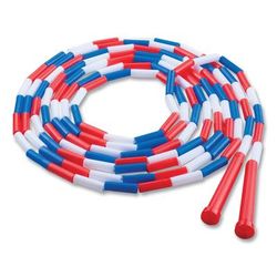 Champion PR16 Segmented Plastic Jump Rope, 16ft, Red/Blue/White CSIPR16