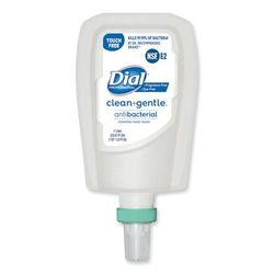 Dial Professional 32106CT Clean+Gentle Antibacterial Foaming Hand Wash Refill for FIT Touch Free Dispenser, Fragrance Free, 1 L, 3/Carton - Case of 3