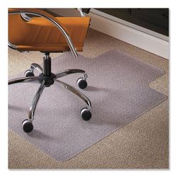 E.S. Robbins 141042 Natural Origins Chair Mat with Lip For Carpet, 45 x 53, Clear