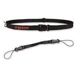 Ergodyne 19168 Squids 3135 Barcode Scanner Belt with Hook + Adaptor Strap, Large: 48" to 80" Long, Black, Ships in 1-3 Business Days