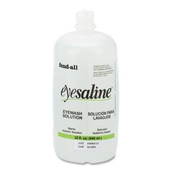 Eyesaline® 3200045500EA Fendall Eyesaline Eyewash Saline Solution Bottle Refill, 32 oz FND3200045500EA
