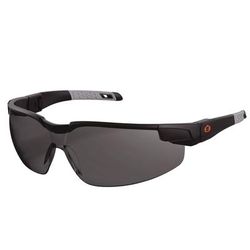 Ergodyne 50067 Skullerz DELLENGER Anti-Scratch/Enhanced Anti-Fog Safety Glasses, Adj Temple/Black Frame,Smoke PolyLens,Ships in 1-3 Bus Days EGO50067