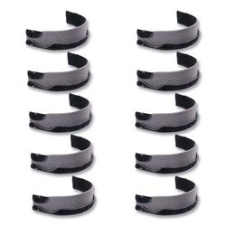 Ergodyne 60234 Skullerz 8990 Lightweight Hard Hat Sweatband Replacement, Polyester, Black, 10/Pack, Ships in 1-3 Business Days EGO60234