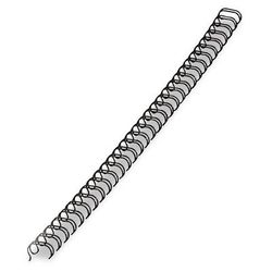 Fellowes 5255601 Wire Bindings, 9/16" Diameter, 130 Sheet Capacity, Black, 25/Pack - Pack of 25