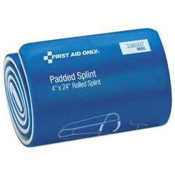 First Aid Only 336007 Padded Splint, 4 x 24, Blue/White FAO336007