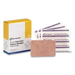 First Aid Only G160 Heavy Woven Adhesive Bandages, Strip, 2 x 3, 25/Box - Box of 25