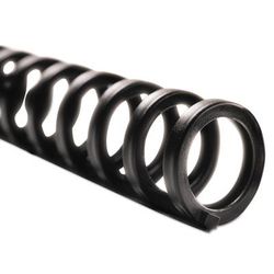 GBC® 25-156-62 ProClick Easy Edit Spines, 5/16" Diameter, 45 Sheet Capacity, Black, 25/Pack - Pack of 25