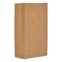 GEN GK12 Grocery Paper Bags, 12 lbs Capacity, 12, 7.06"w x 4.5"d x 12.75"h, Kraft, 1,000 Bags - Case of 1000 BAGGK12