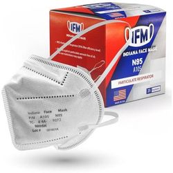 IFM V3A105 V3GATE Indiana Face Mask N95 Respirators, 25/Box - Box of 25