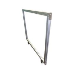 Ghent MFG DPSF2429A Desktop Acrylic Protection Screen, 24.25" x 1" x 29.25", Frosted GHEDPSF2429A