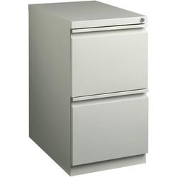 Lorell 49531 Mobile Pedestal File, 15" x 22-7/8" x 27-3/4", Deep Light Gray LLR49531