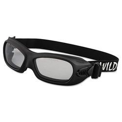 Jackson Safety® 20525 V80 WildCat Safety Goggles, Black Frame, Clear Lens