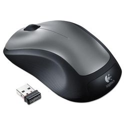 Logitech 910001675 M310 Wireless Mouse, 2.4 GHz Frequency/30 ft Wireless Range, Left/Right Hand Use, Silver/Black