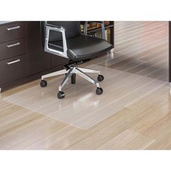 Lorell 02357 Rectangular Chairmat, All Floors/Carpets, 60"x60", Clear