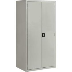 Lorell 34411 Storage Cabinet, 24" x 36" x 72', Light Gray LLR34411