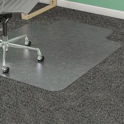 Lorell 82822 Chair Mat, Medium Pile, 36"x48", Clear LLR82822