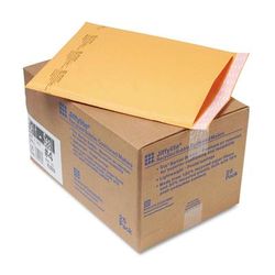 Paper Jiffylite® 10189 Jiffylite Self-Seal Bubble Mailer, 4, Barrier Bubble Lining, Self-Adhesive Closure, 9.5 x 14.5, Golden Kraft, 25/Carton - SEL1