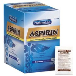 Physicians Care 54034 Aspirin Tablets, 250/Box - Box of 250