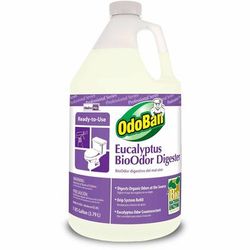 OdoBan® 927062G4 BioOdor Digester, Eucalyptus Scent, 1 gal Bottle, 4/Carton - Case of 4